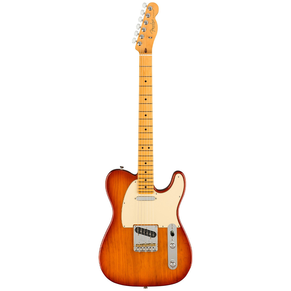 Fender American Professional II Telecaster Akçaağaç Klavye Sienna